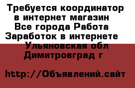 Требуется координатор в интернет-магазин - Все города Работа » Заработок в интернете   . Ульяновская обл.,Димитровград г.